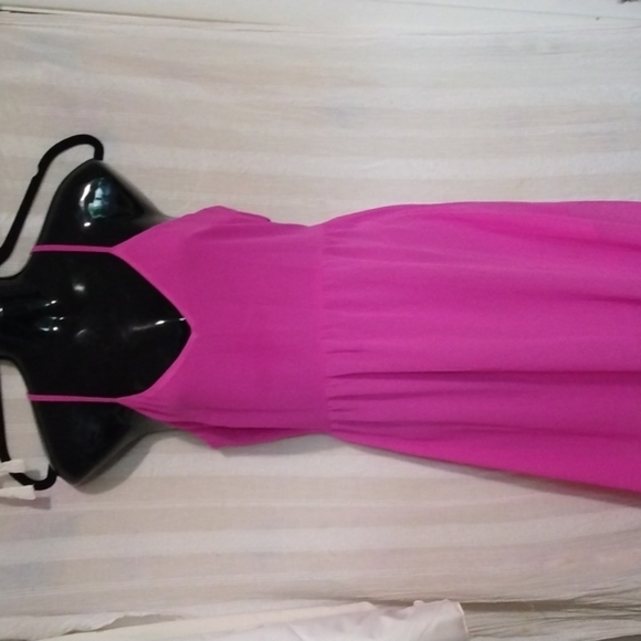 Forever 21 fushia maxi dress S - Picture 1 of 3